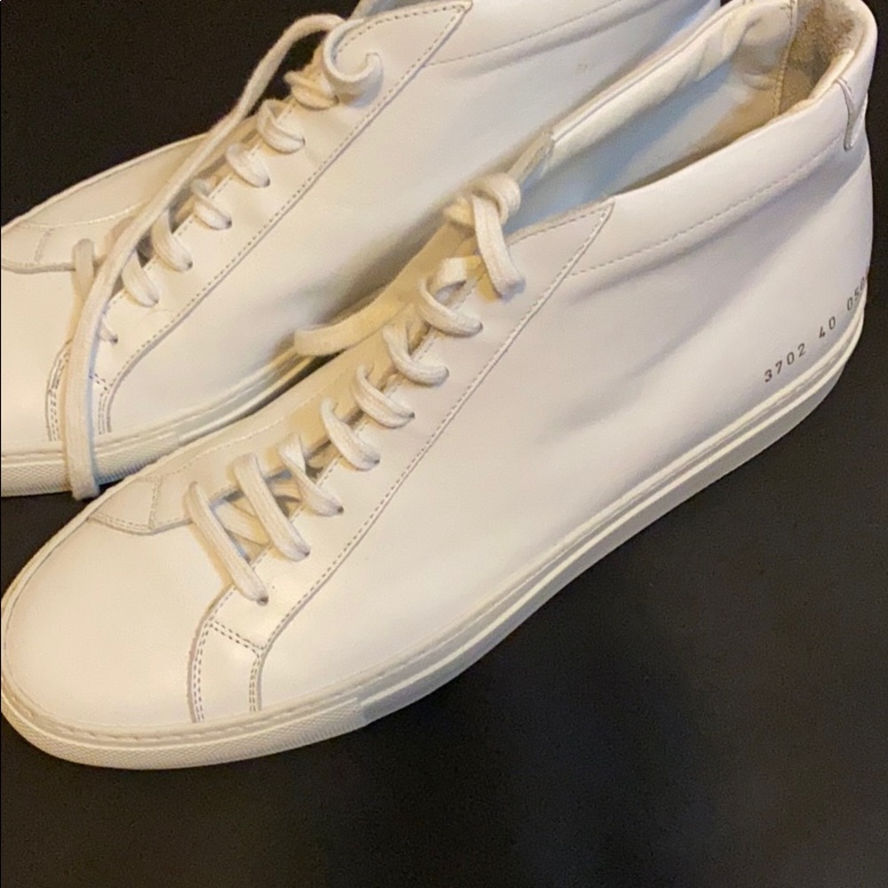 Woman Common Projects Original Achilles Mid White